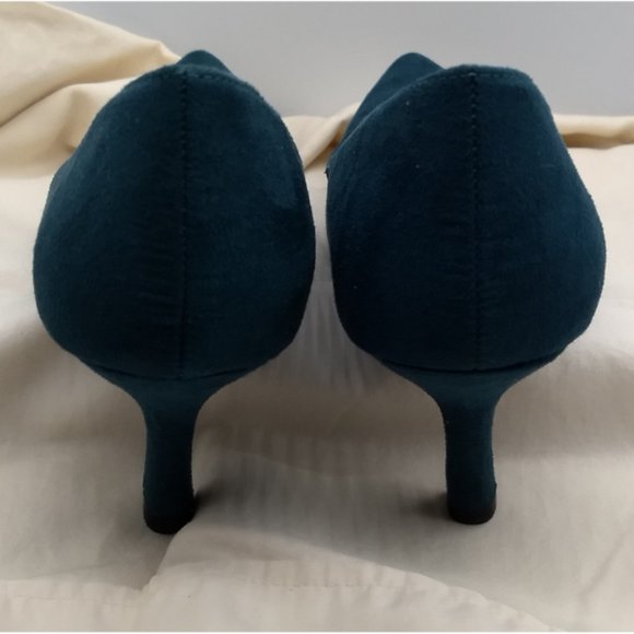 NWOT "Janine" Teal Dress Heels by Flex Comfort - Picture 4 of 5